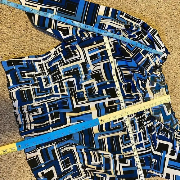 Fashion Bug Stretch Off Shoulder Boho Beach Summer Blouse Women Plus Size 3X - Picture 2 of 6